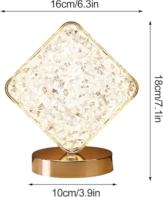 Crystal Diamond Table Lamp