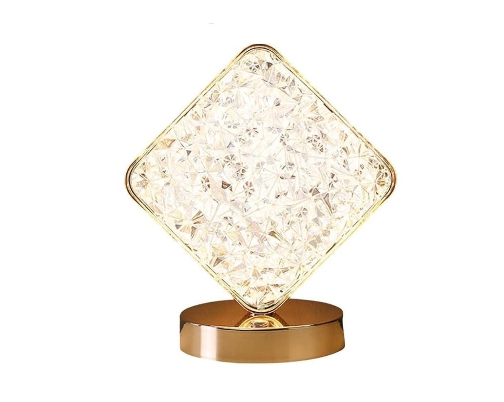 Crystal Diamond Table Lamp